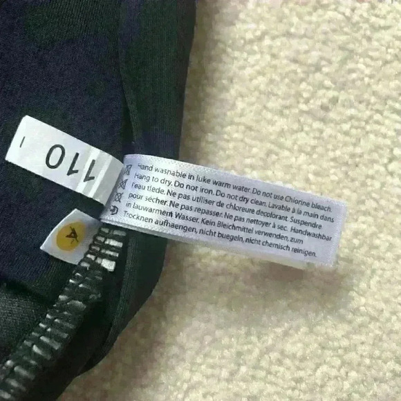 NWOT Azura Australia  Tankini Top Swimwear Tie Neck Geometric Black White - Picture 10 of 11